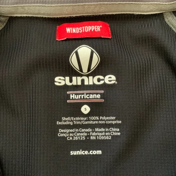 Sunice Winstopper Hurricane Mens Gray/Black 1/4 Zip Golf Pullover Jacket Sz Sm - Picture 9 of 11